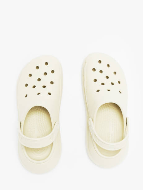 Mules Crush Clog Crocs Blanc accessoires 207521 vue secondaire 3