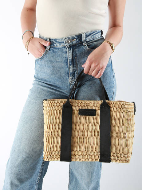 Handbag Estival Straw Le voyage en panier Black estival PM779 other view 1