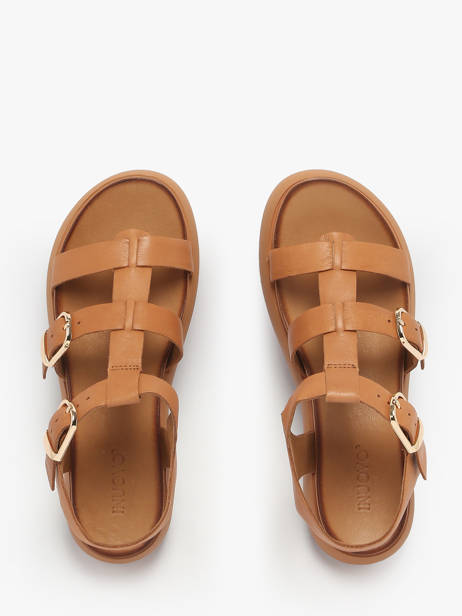 Sandales En Cuir Inuovo Vert women A96046 vue secondaire 3