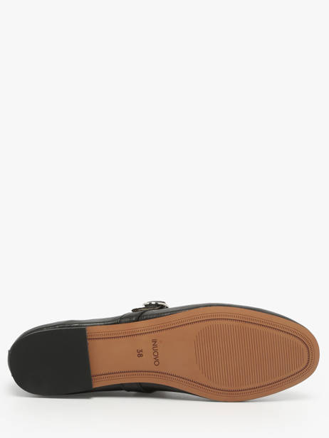 Ballerines Avec Brides En Cuir Inuovo Noir women C11003 vue secondaire 5