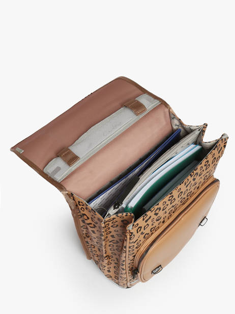 2-compartment Vintage North Backpack Cameleon Brown vintage north SD39 other view 3