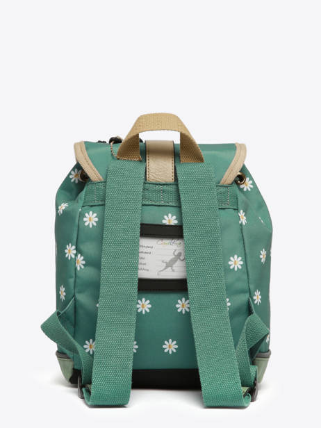 Sac à Dos 1 Compartiment Cameleon Vert vintage fantasy SD25 vue secondaire 4