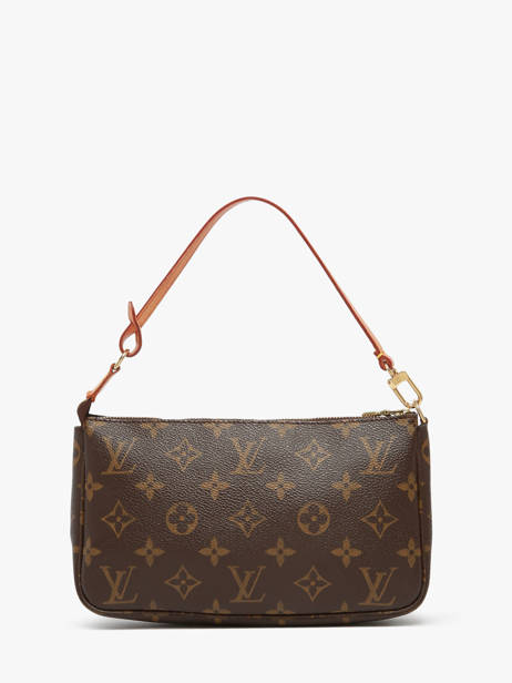 Mini-sac D'occasion Pouch Monogrammé Louis vuitton Marron second life 1363087 vue secondaire 6