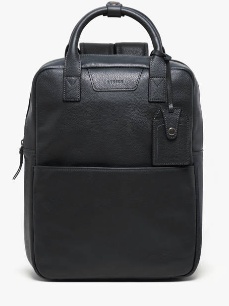 Sac à Dos Business Flandres 2 Compartiments Cuir Etrier Bleu flandres EFLA8272