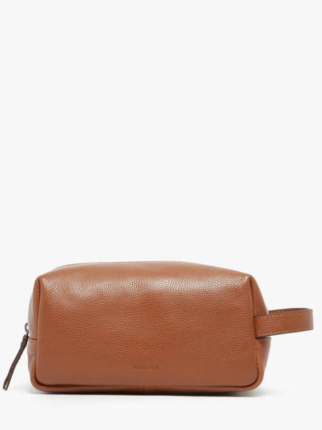 Leather Flandres Toiletry Kit Etrier Brown flandres EFLA920M