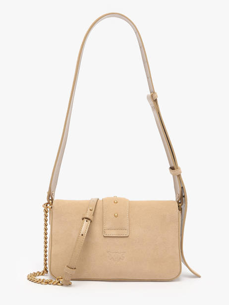 Sac Bandoulière Love Bag Soft Cuir Pinko Beige love bag soft 4340A2CC vue secondaire 3