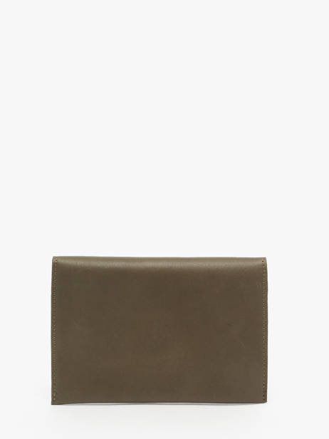 Porte-papiers Oil Cuir Etrier Vert oil EOIL054 vue secondaire 2