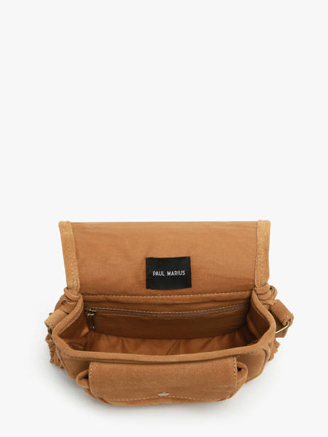 Sac Bandoulière Le Bohémien Folk Cuir Paul marius Marron folk BOHEMFOL vue secondaire 3