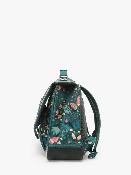 Cartable 1 Compartiment Tann's Vert les fantaisies f 35266 vue secondaire 2
