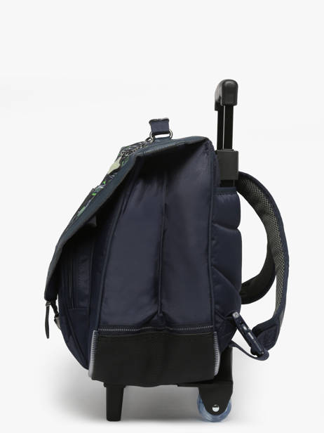 Cartable à Roulettes 2 Compartiments Tann's Bleu les fantaisies g 43142 vue secondaire 2