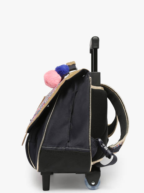 Cartable à Roulettes 2 Compartiments Tann's Multicolore les fantaisies f 42265 vue secondaire 2