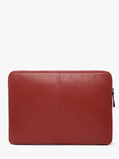 Housse Ordinateur Flandres Pc 15'' Cuir Etrier Rouge flandres EFLA8835 vue secondaire 2