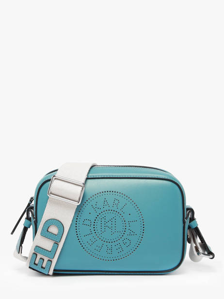 Shoulder Bag K Circle Leather Karl lagerfeld Blue k circle A3W30310