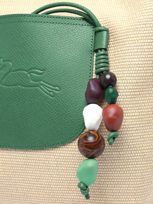 Longchamp Le panier pliage perles Besaces Vert
