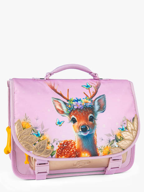 Cartable 2 Compartiments Stones and bones Rose girls G vue secondaire 2