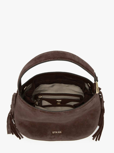 Sac Bandoulière Country Cuir Etrier Marron country ECOU161M vue secondaire 5