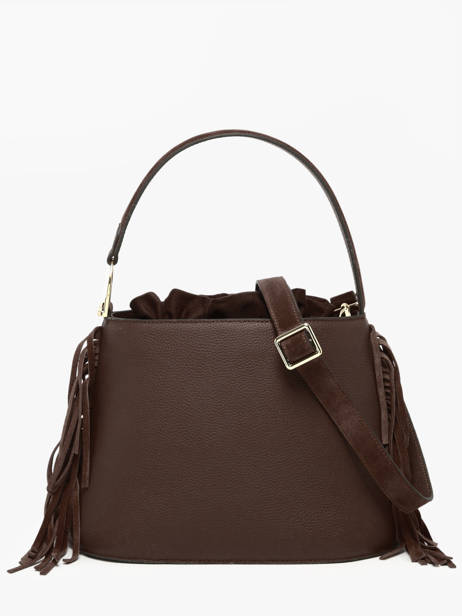 Sac Bandoulière Country Cuir Etrier Marron country ECOU161M vue secondaire 6