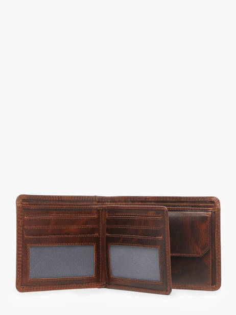 Wallet With Coin Purse Leather Maverick Brown the original MAVTO004 other view 1