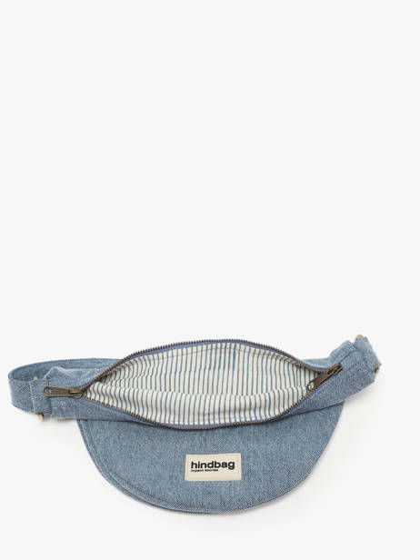 Sac Bandoulière Denim Coton Hindbag Bleu denim DE vue secondaire 3
