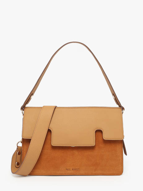 Sac Porté épaule La Suite Cuir Paul marius Orange la suite GABRISUI