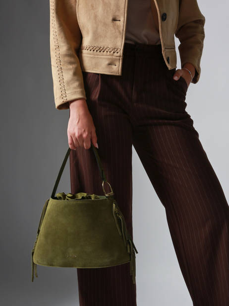 Sac Bandoulière Country Cuir Etrier Vert country ECOU161M vue secondaire 1