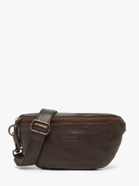 Sac Banane Cow Cuir Basilic pepper Marron cow BCOW55