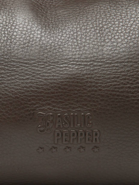 Sac Banane Cow Cuir Basilic pepper Marron cow BCOW55 vue secondaire 5