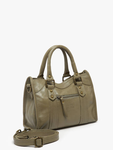 Sac Bandoulière Cow Cuir Basilic pepper Vert cow BCOW72 vue secondaire 2