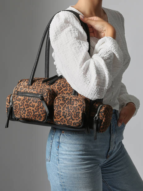 Sac Porté épaule 90's Cuir Paul marius Noir 90's BASLE90S vue secondaire 1