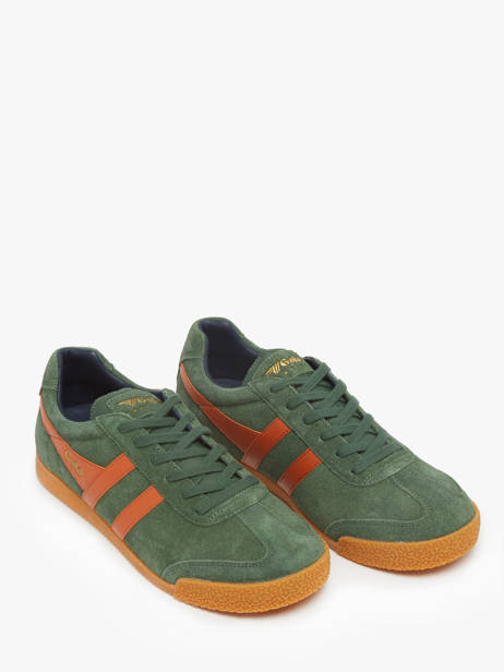 Sneakers Harrier In Leather Gola Green men CMA192 other view 2