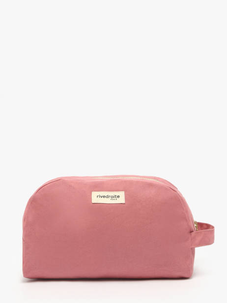 La Trousse De Toilette Hermel Coton Recyclé Rivedroite Rose timeless HERMETIM