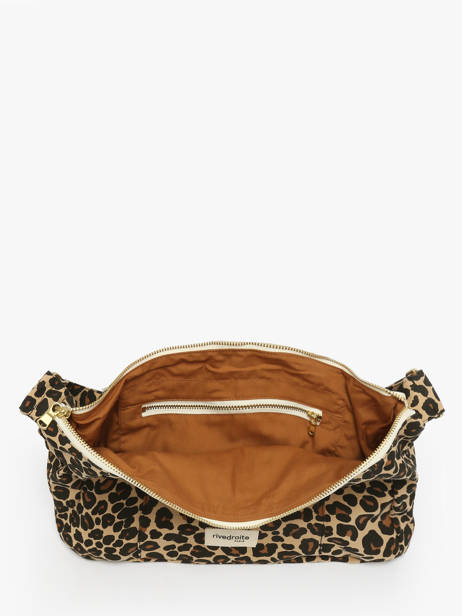 Le Sac Crossbody Mini Charlot Coton Recyclé Rivedroite Marron forever wild MCHARFOR vue secondaire 2