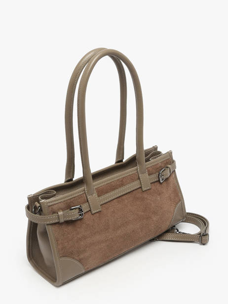 Sac Porté épaule Velvet Caviar Milano Marron velvet caviar VC25062 vue secondaire 2