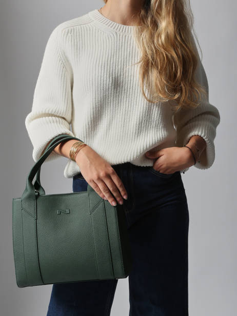 Sac à Main Breda Cuir Nathan baume Vert mondrian 2 vue secondaire 1