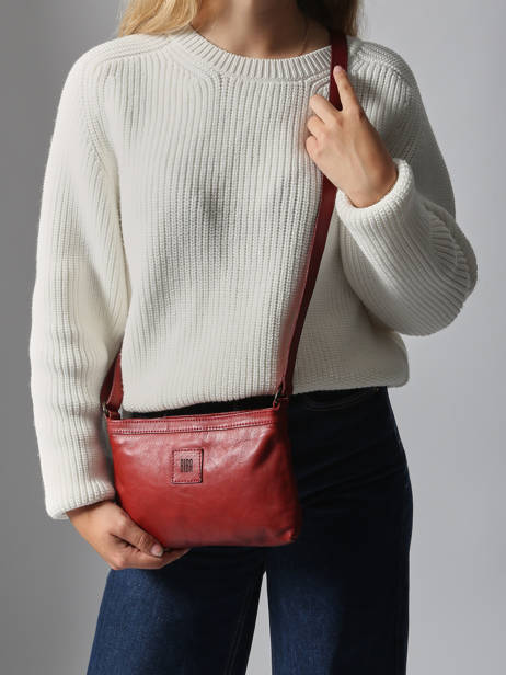 Sac Bandoulière Heritage Cuir Biba Marron heritage BT37 vue secondaire 1