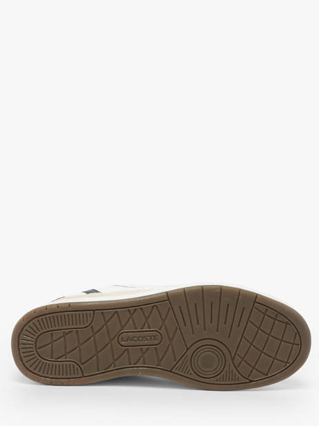 Sneakers En Cuir Lacoste Blanc men SMA0184 vue secondaire 4