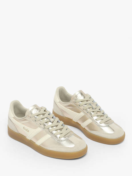 Sneakers En Cuir Gola Or women CLB783 vue secondaire 2