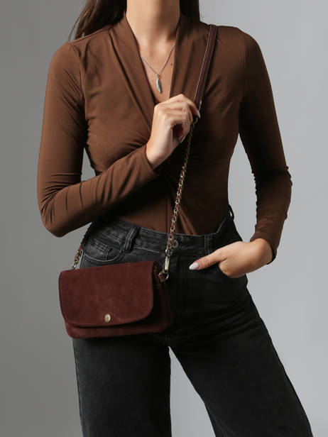 Sac Bandoulière Vintage Mila louise Beige vintage 3783VC vue secondaire 1