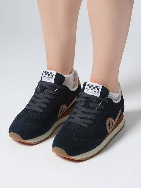 Sneakers City Run Jogger En Cuir No name Bleu women HRVS04B9 vue secondaire 1