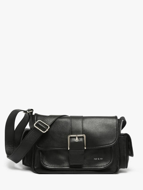 Leather Joy Shoulder Bag Nat et nin Black vintage JOY