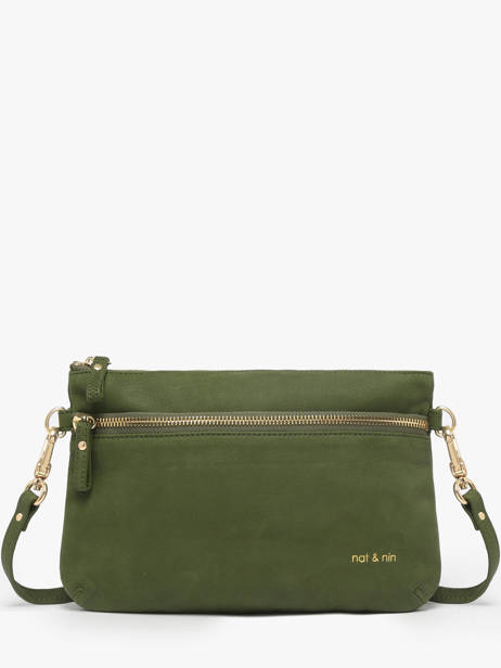 Sac Bandoulière Vicky Cuir Nat et nin Vert vintage VICKY