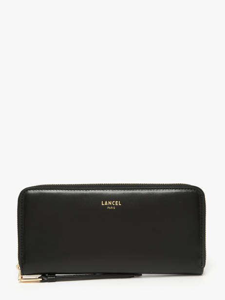 Leather Origami Wallet Lancel Black origami A13843