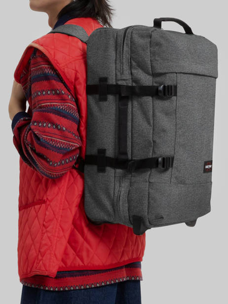 Cabin Luggage Backpack Eastpak Gray authentic luggage K96L other view 1