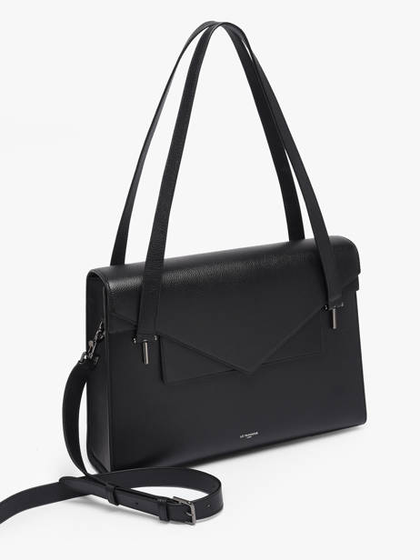 Porte Documents (main) Le tanneur Noir emily TEMI4005 vue secondaire 2