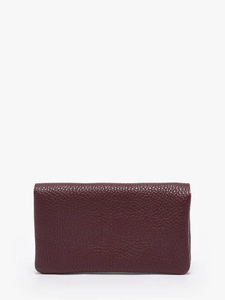 Porte-monnaie Cuir Milano Rouge caviar CA23113 vue secondaire 2