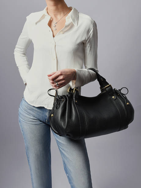 Sac Porté épaule D Light Cuir Gerard darel Noir d light DCS01440 vue secondaire 1