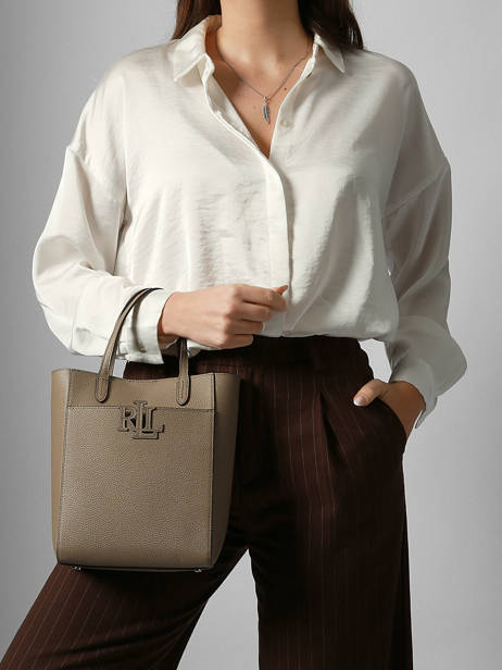 Shoulder Bag Cameryn Leather Lauren ralph lauren Brown cameryn 31966760 other view 1