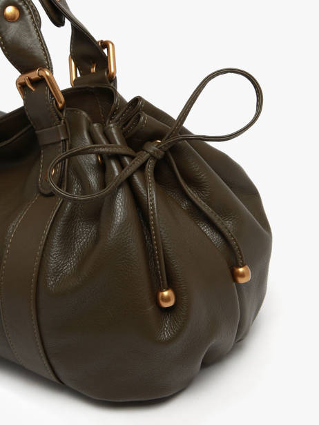 Sac Porté épaule Icone Cuir Gerard darel Vert icone DCS01410 vue secondaire 3