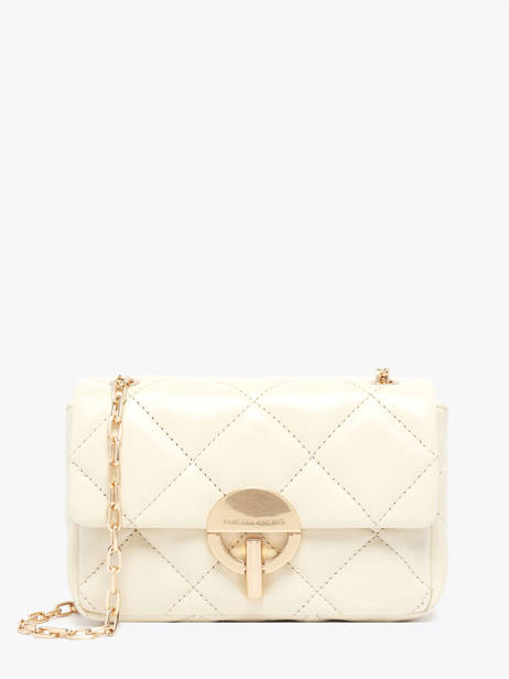 Medium Leather Moon Crossbody Bag Vanessa bruno Beige moon 84V40533