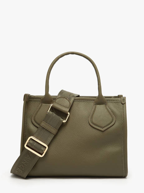 Cabas Zippé S Jour Cuir Lancel Vert jour A12995 vue secondaire 4